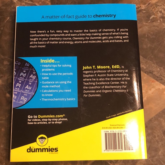 Chemistry for Dummies Book. - Picture 2 of 6